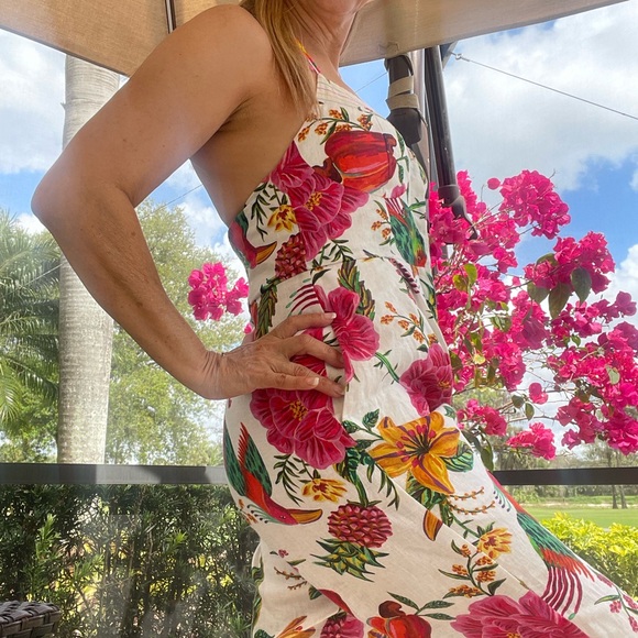 FARM Rio Vibrant Floral Jumpsuit - Picture 4 of 5